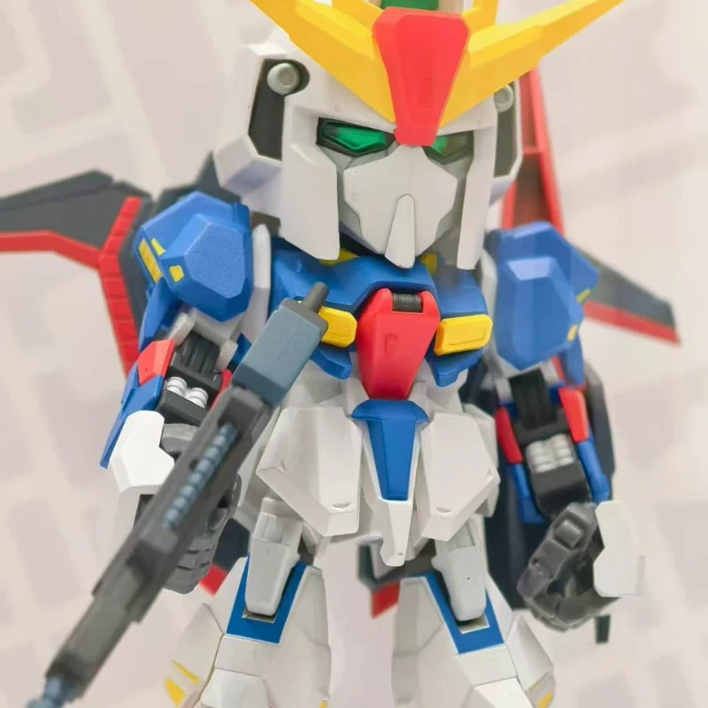

Аутентичная новая фигурка Bandai Z Gundam QMSV Mini IZ Gundam, подарок, Коллекционная модель, украшение для рабочего стола, подарки на день рождения для мальчиков в наличии