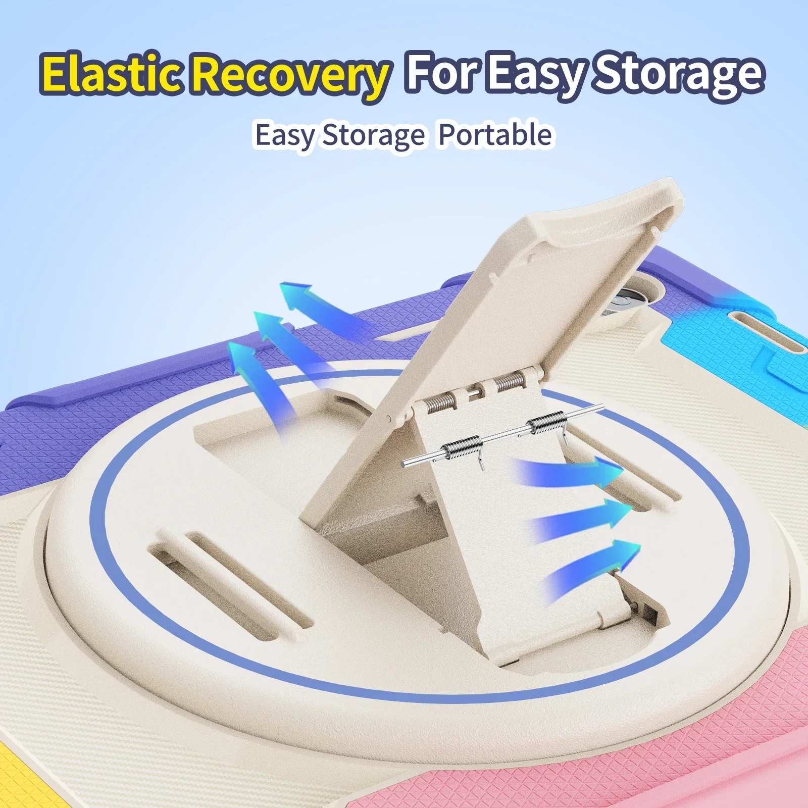 حافظة متينة لهاتف هواوي MatePad 11.5 11.5S 2024 SE 11 10.4 10.1 T10 T10S غطاء بمسند مدرع 360 درجة يد دوارة مضادة للصدمات Funda #4