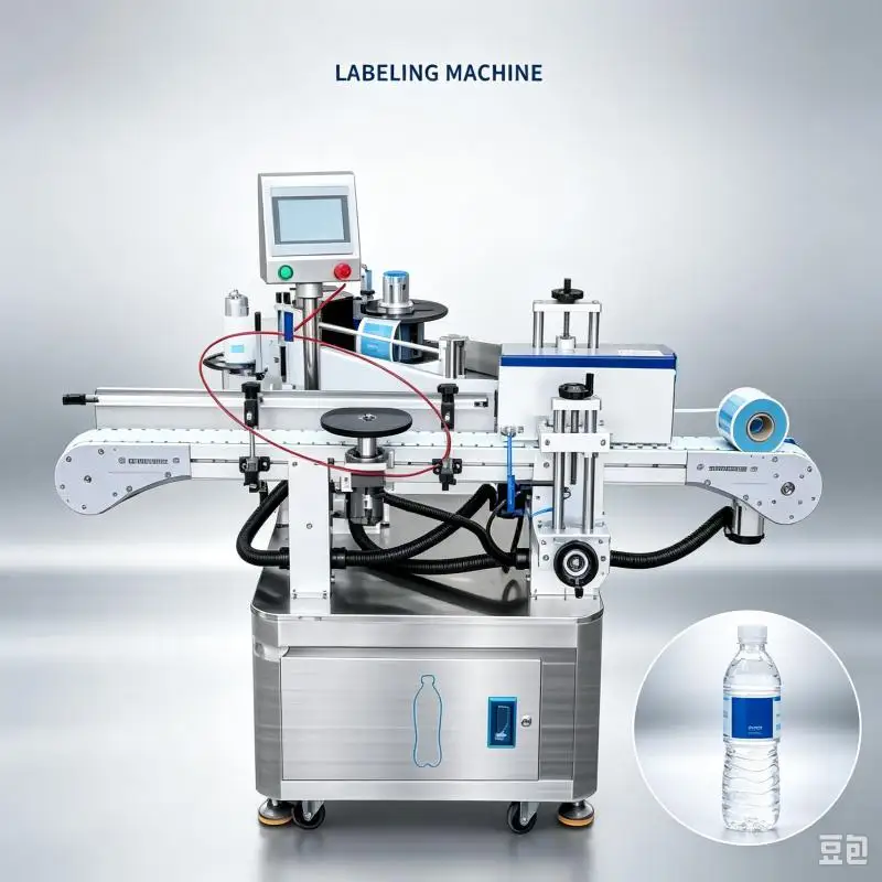 Automatic Labeling Machine Efficient Bottle Labeling System High Speed Sticker Placement Packaging Equipment
