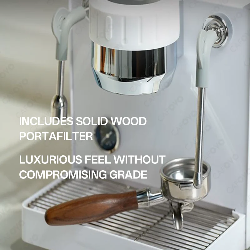 CAFOVO E110A 반자동 에스프레소 머신 듀얼 펌프 트리플 히팅 커피 머신 3000W 상업용 커피 메이커 220V