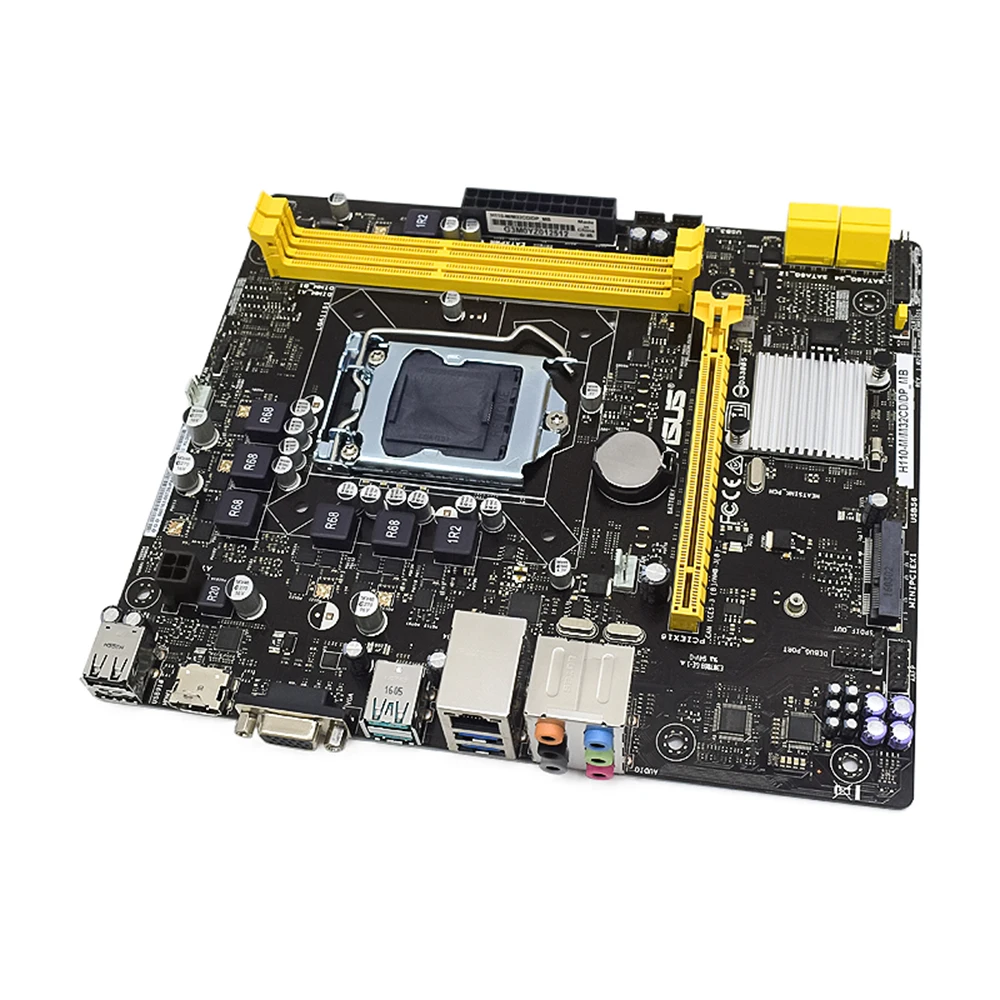 Imagem -03 - Placa-mãe M32cd Soquete Lga1151 Ddr3 64gb Hdmi Microatx 6ª Geração Cpu Inter H110 Motherboard Asus-h110-m