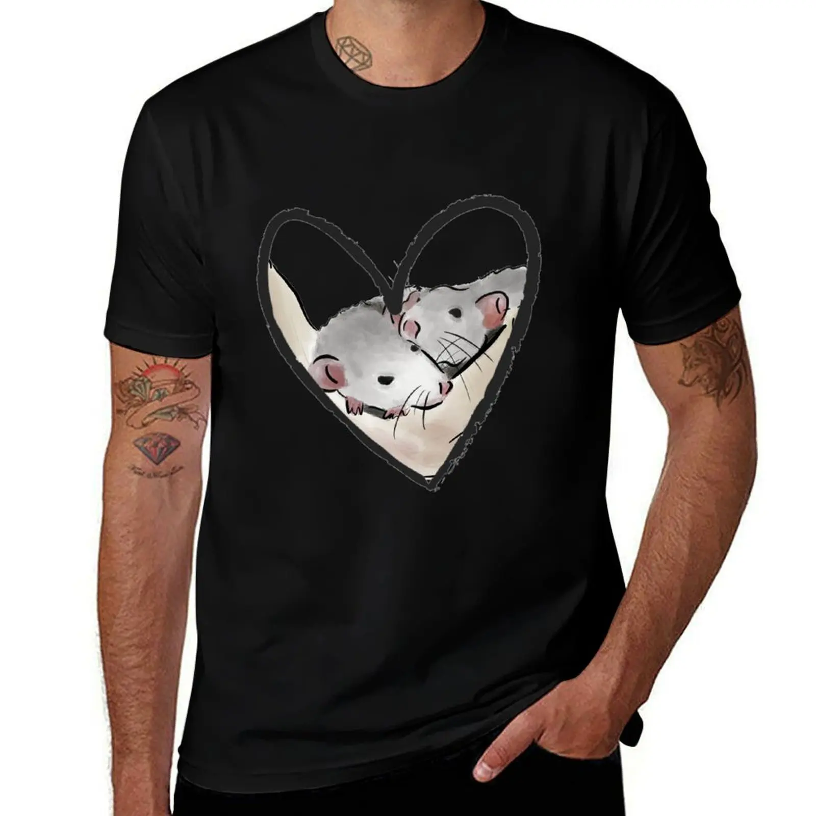 

man luxury T-Shirt Rats man t t cotton man shirt shirt for t shirt Cute