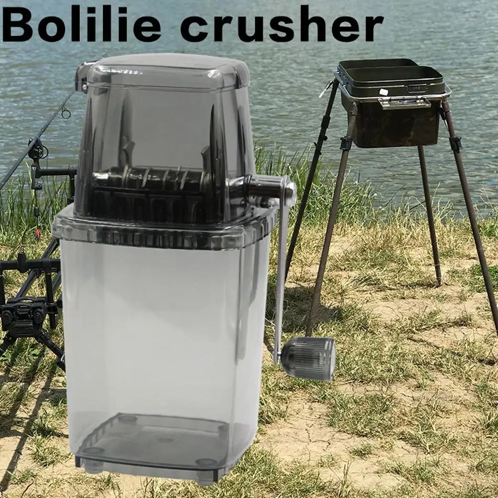 Manual Ice Crusher Multi-function Boilie Carp Fishing Hand Shake Ice Chopper