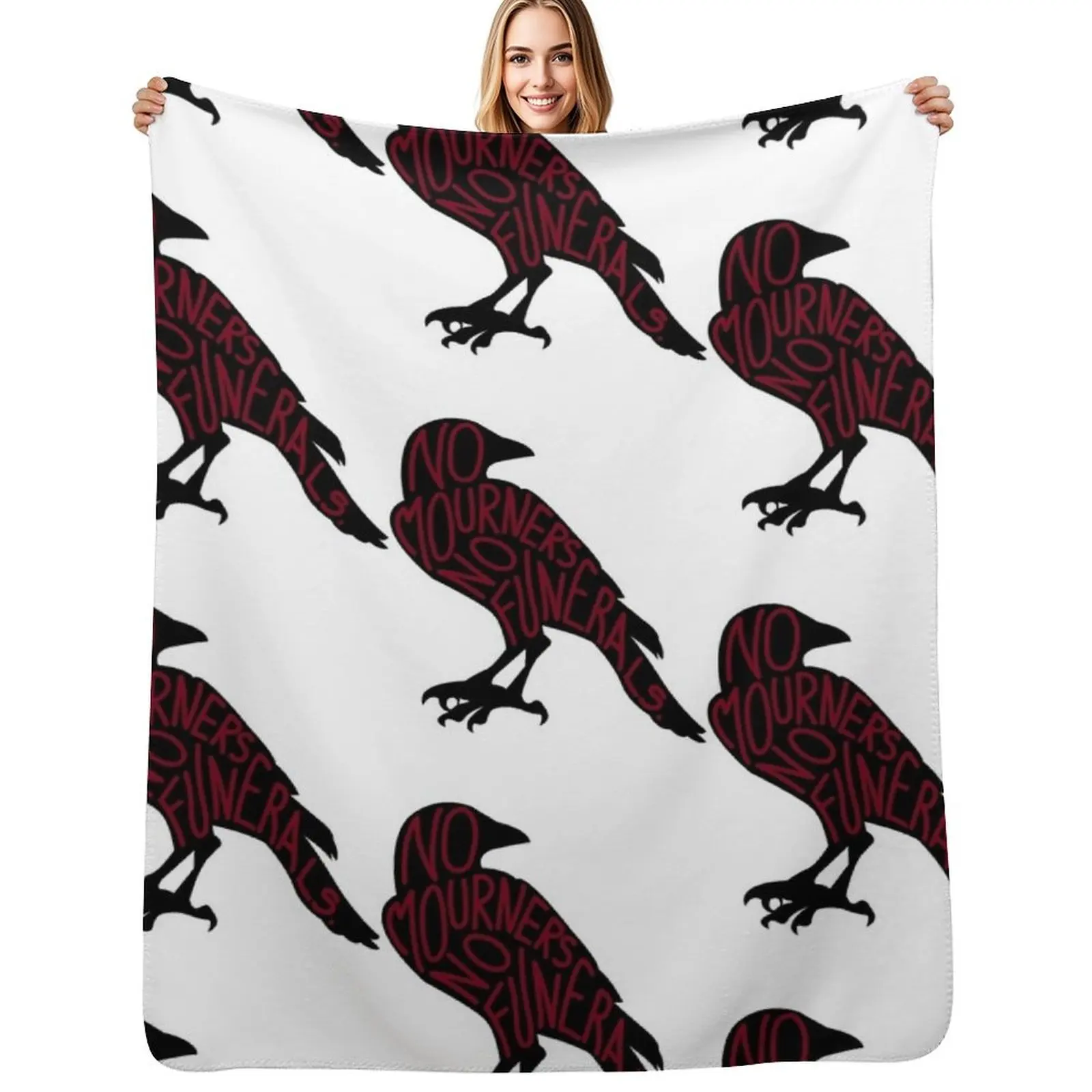 no mourners, no funerals (1) Throw Blanket Soft Comfort Blanket for Reading Watching TV