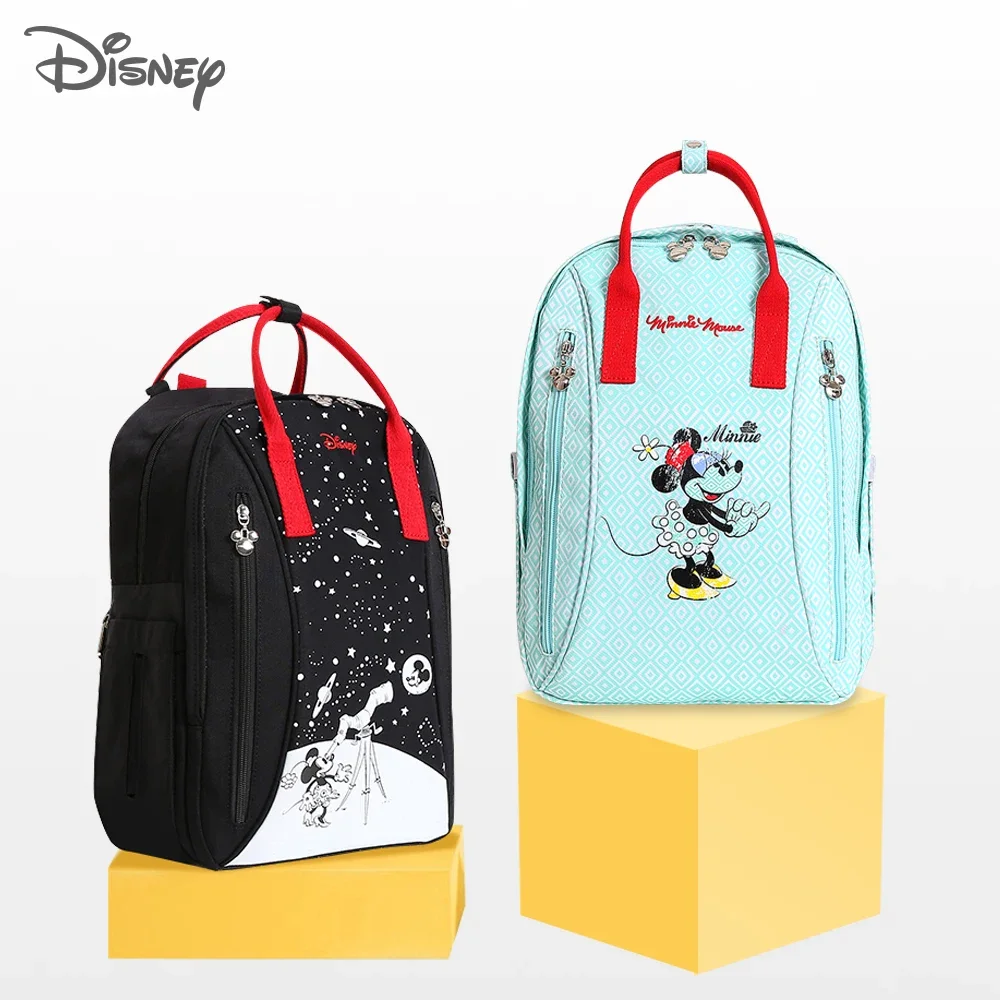 Disney Diaper Backpack Bag Oxford Mummy Maternity Nappy Bag For Baby Care Mommy Travel Handbags Disney Minnie Mickey Mouse Bags