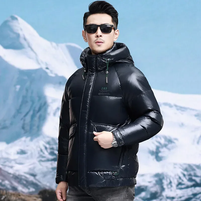 

Men's Thickened Designer Clothing 2024 New Winter Jacket Thickened Short Jacket Ultralight Goose Down Filling LuxuryClothing