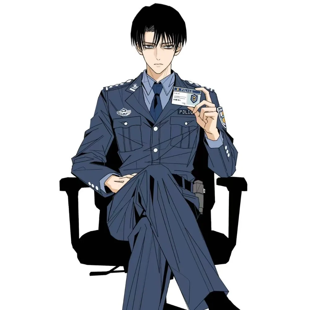 New Levi Ackerman Acrylic Stand Figure Attack on Titan Anime Peripherals Cute Cartoon Handsome Desktop Decoration Collectibles view 5