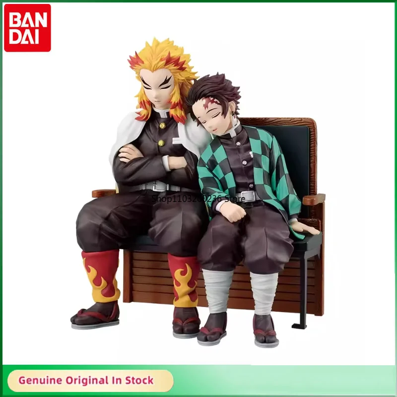 

BANDAI Ichiban Kuji Demon Slayer Rengoku Kyoujurou&Kamado Tanjirou Revible Moment Figure Prize Action Figure Model Ornaments