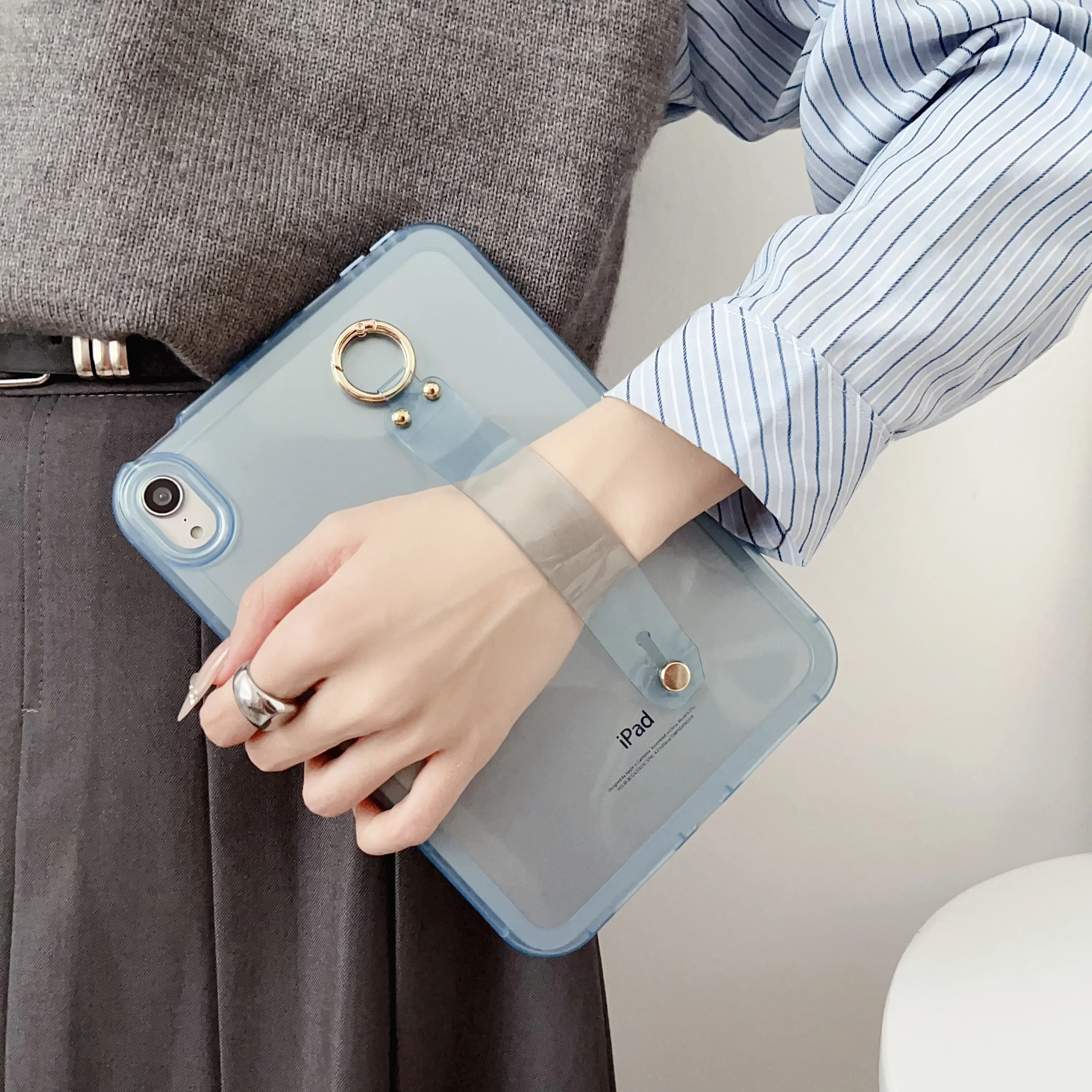 Soft TPU Case For iPad Air Pro 11 2024 2022 2021 2020 2018 10.9 10th 10.2 7th 8th 9th Air4 5 3 2 Light Color Cover For Mini6 5 4