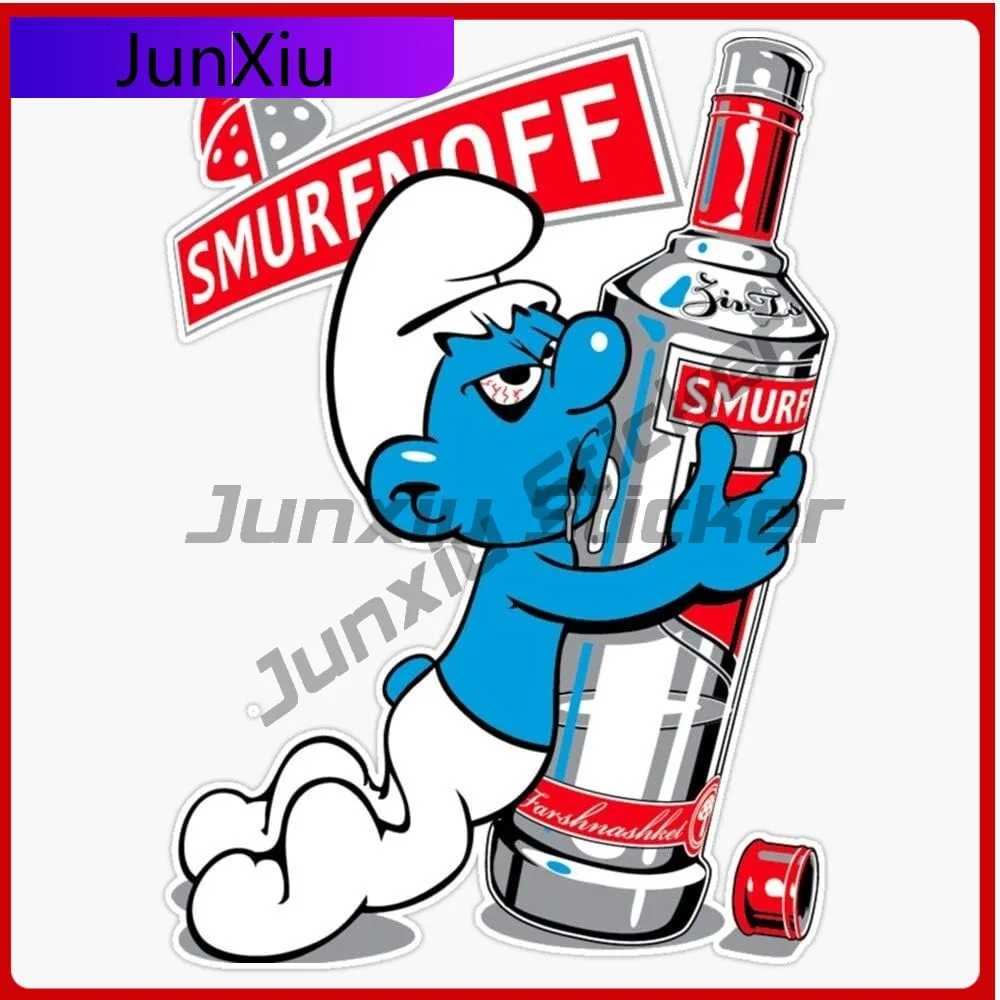 

Smurfnoff Vinyl Sticker Waterproof Scratch-proof Decal Accessories Car Laptop Wall Window Bumper Sticker X500 Motorcycle Sticker
