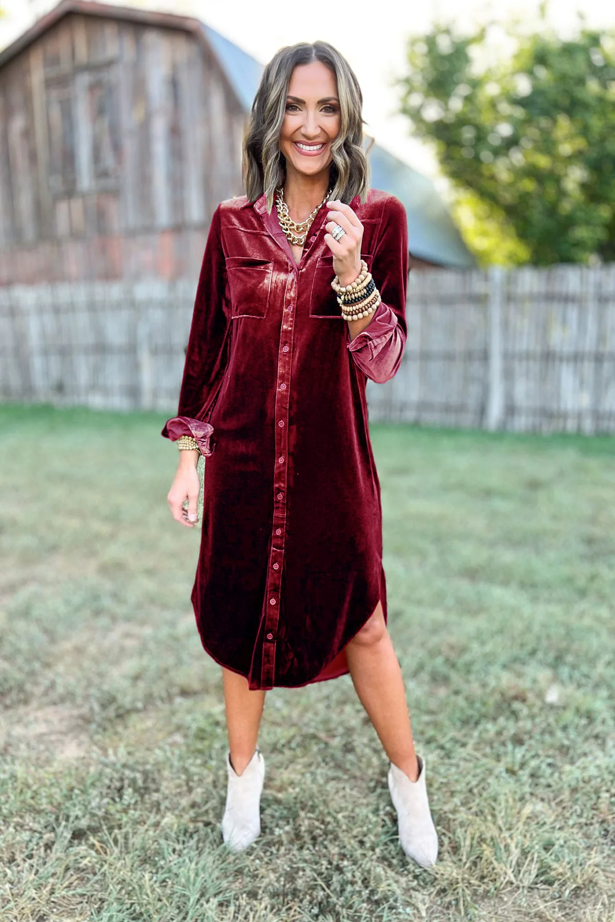 Velvet Casual Loose Irregular Shirt Dresses For Women Fashion Pocket Splicing Long Sleeve Single Breasted Straight Woman Dresse