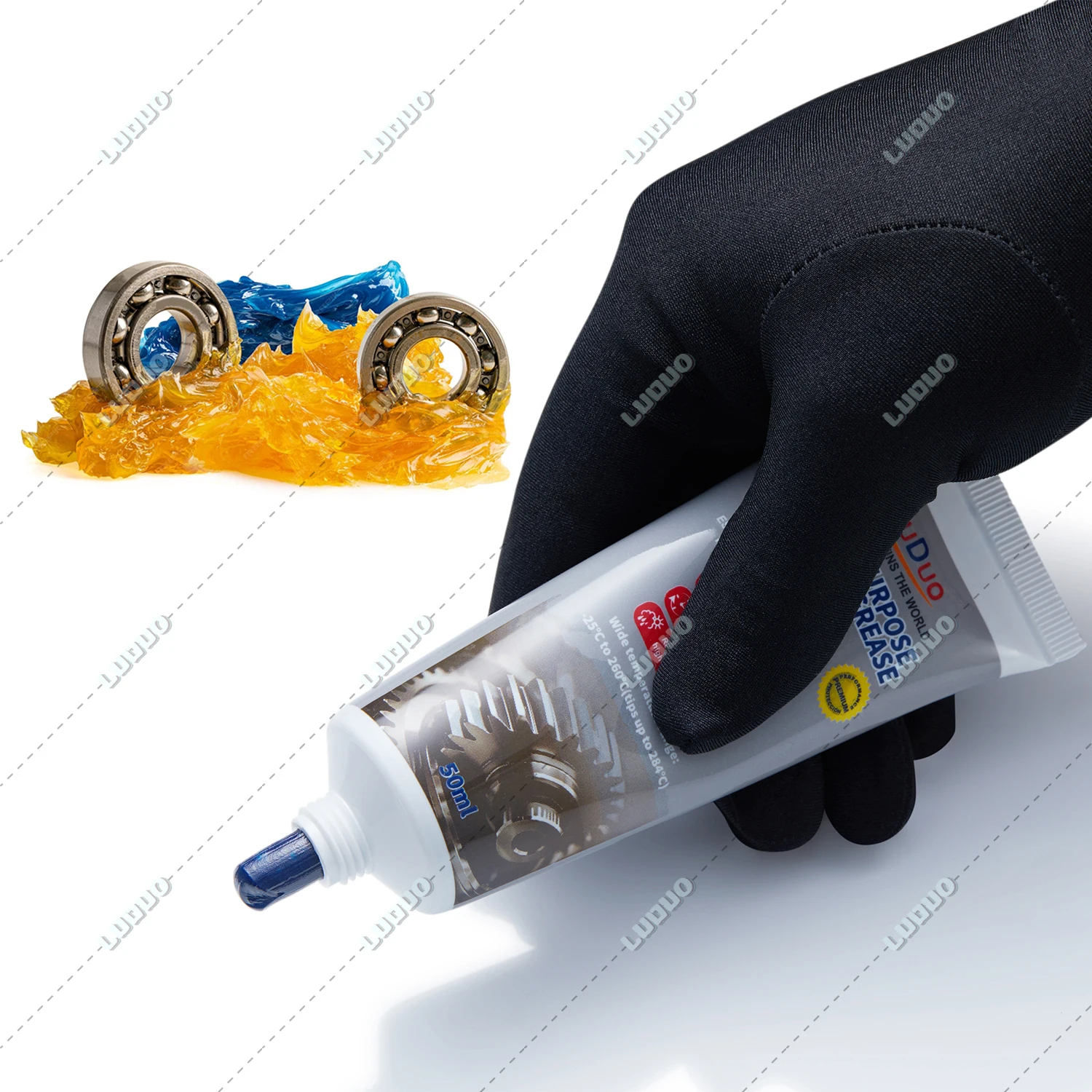 Super Lube Grease Ideal for Bearings Chains Garage Door Hinges Windows Tracks Multi-Purpose Synthetic Lubricant Automotive Use