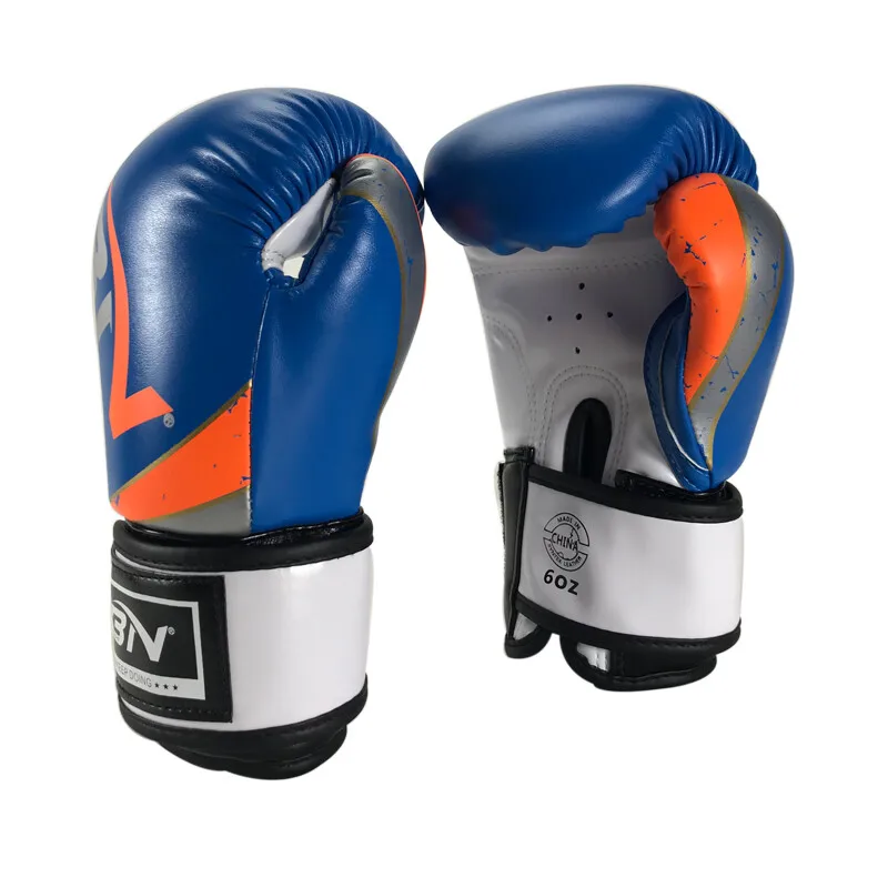 Best Price BN Children's Boxing Gloves 6oz Fight Sanda Kickboxing Training white blue red Sports