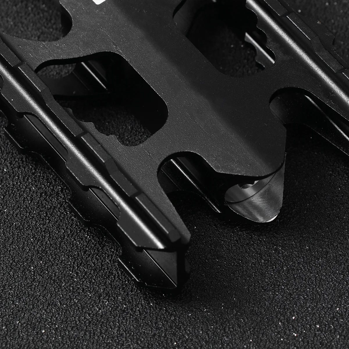 Ultralight Aluminum Alloy Bike Pedal Black Durable Bearing Structure Stable Safe Suitable for Mountain Road Folding