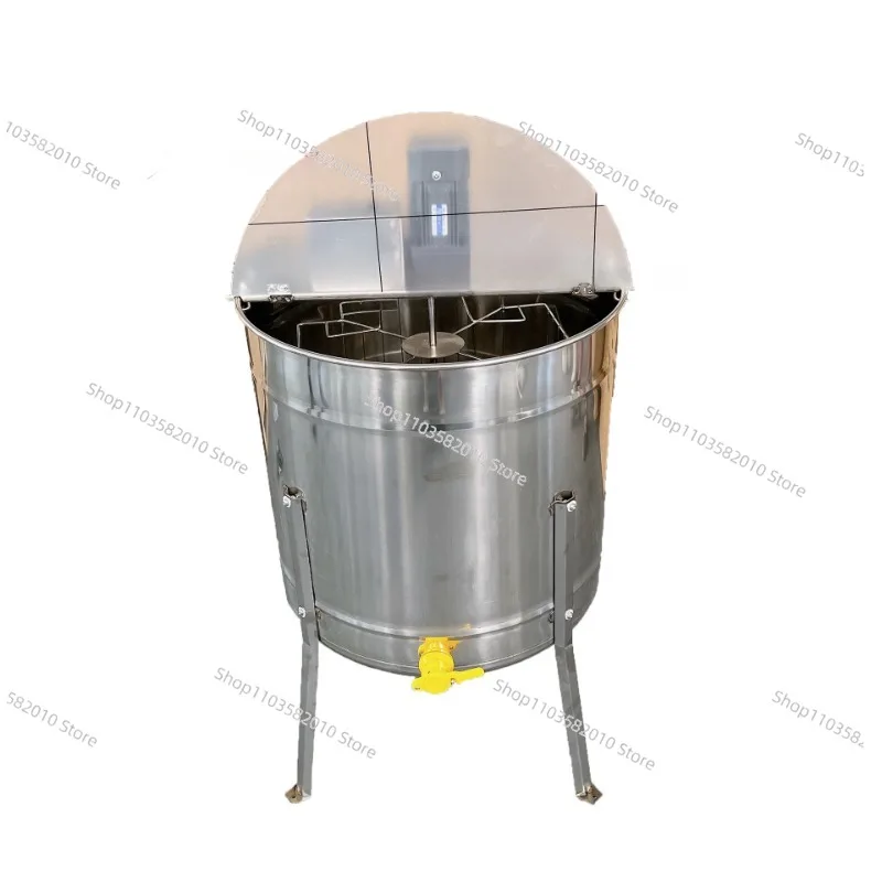 

4 Frame Electric Honey Extractor, Stainless Steel Centrifugal Beekeeping Equipment for 4 Frames