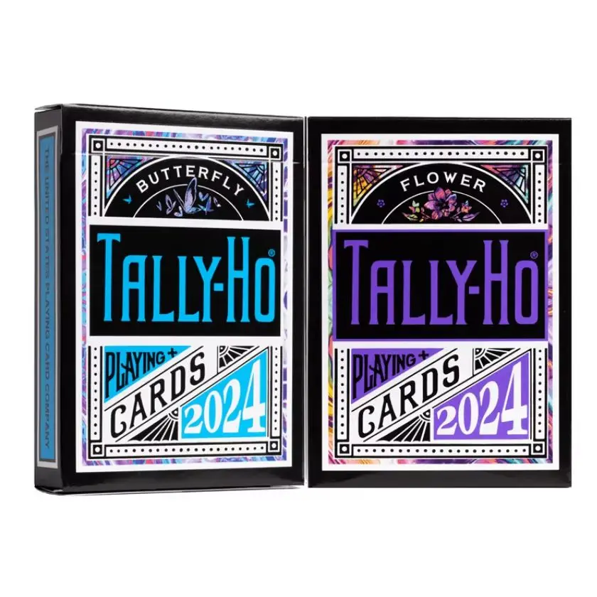 

Колода игральных карт Tally-Ho Butterfly Flower, коллекция USPCC Poker Collection, карточные игры