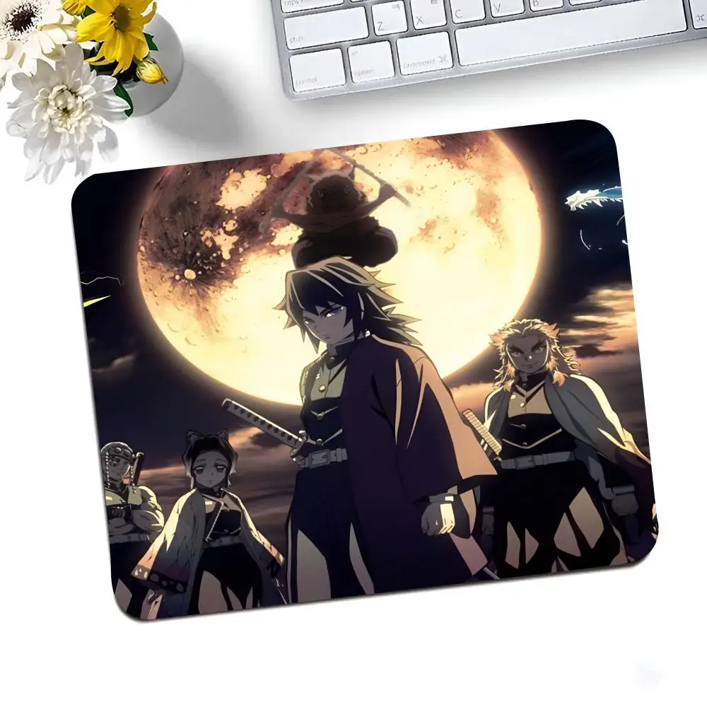 Anime D-Demon Kimetsu no Yaiba Mouse Pad Ultrafine Surface Gaming Accessories Keyboard Pads Gamer Mouse Mat Rubber Desk Mat