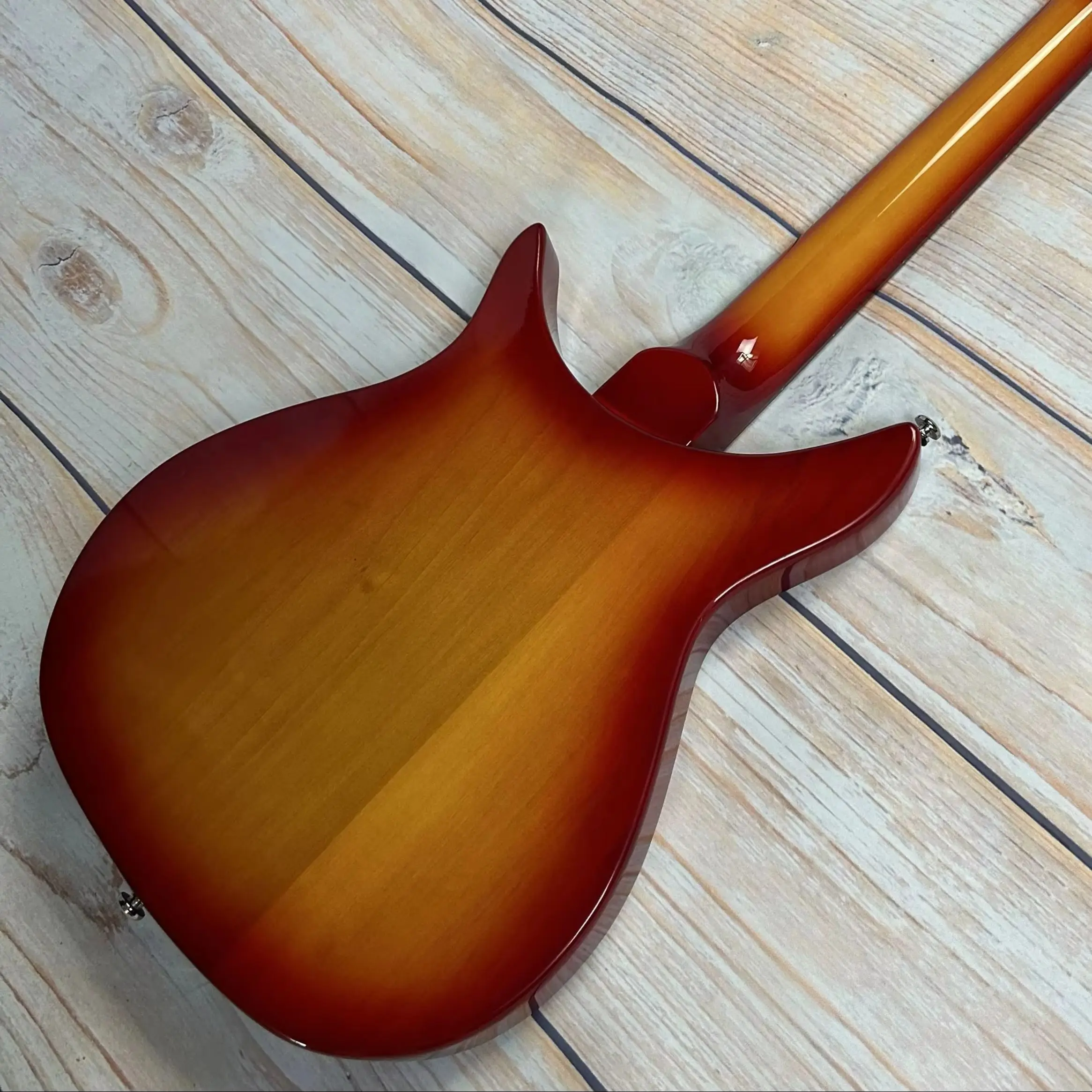 Hot Sale Cherry Sunburst 325 Model Electric Guitars F Holes 527 mm Scale Length Semi Hollow