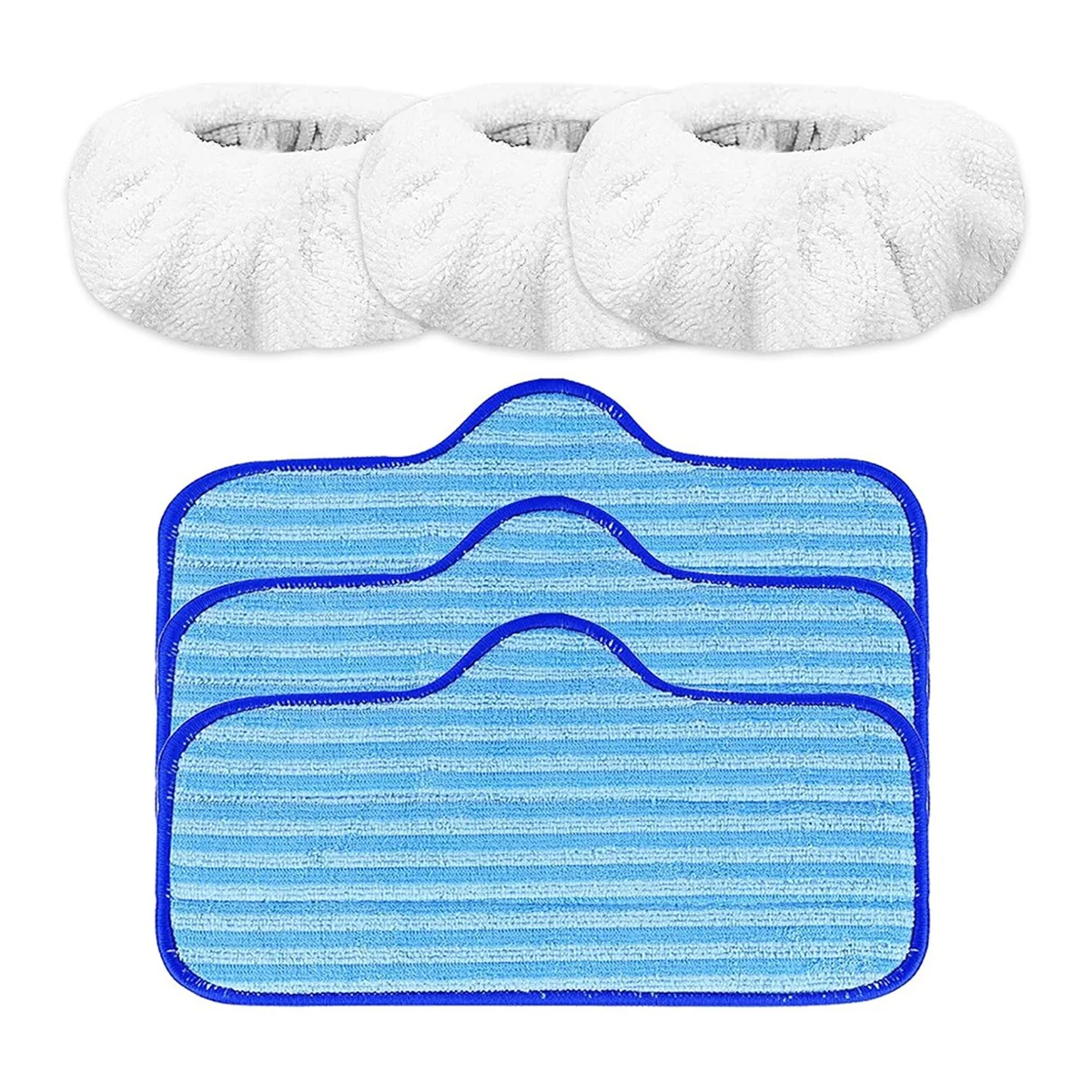 وسادات جديدة من الألياف الدقيقة قابلة لإعادة الاستخدام لمنظف البخار Dupray الأنيق، وسادات تنظيف ممسحة بديلة، وقماش قابلة لإعادة الاستخدام وأغطية صغيرة