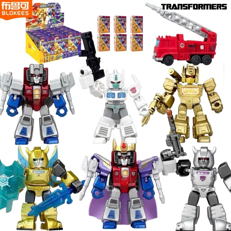 

BLOKEES Transformers Star Edition 2nd Xinghui Strives for Hegemony Mini Building Block Man Soundwave Pocket Toy Assembly Model