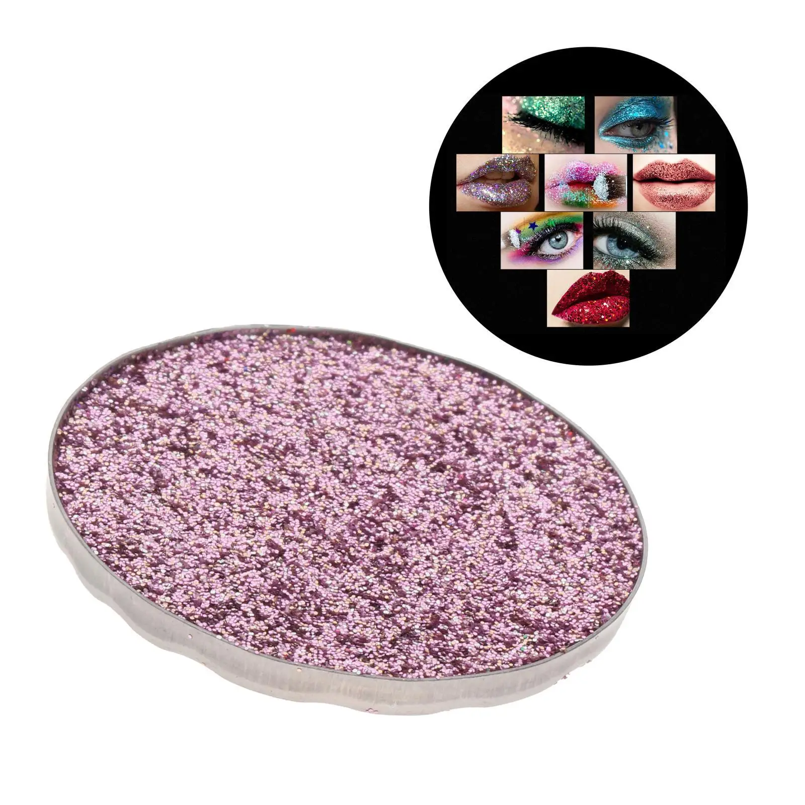 Blendable Pressed Shimmer Glitter Eyeshadow for Palette Eye Body