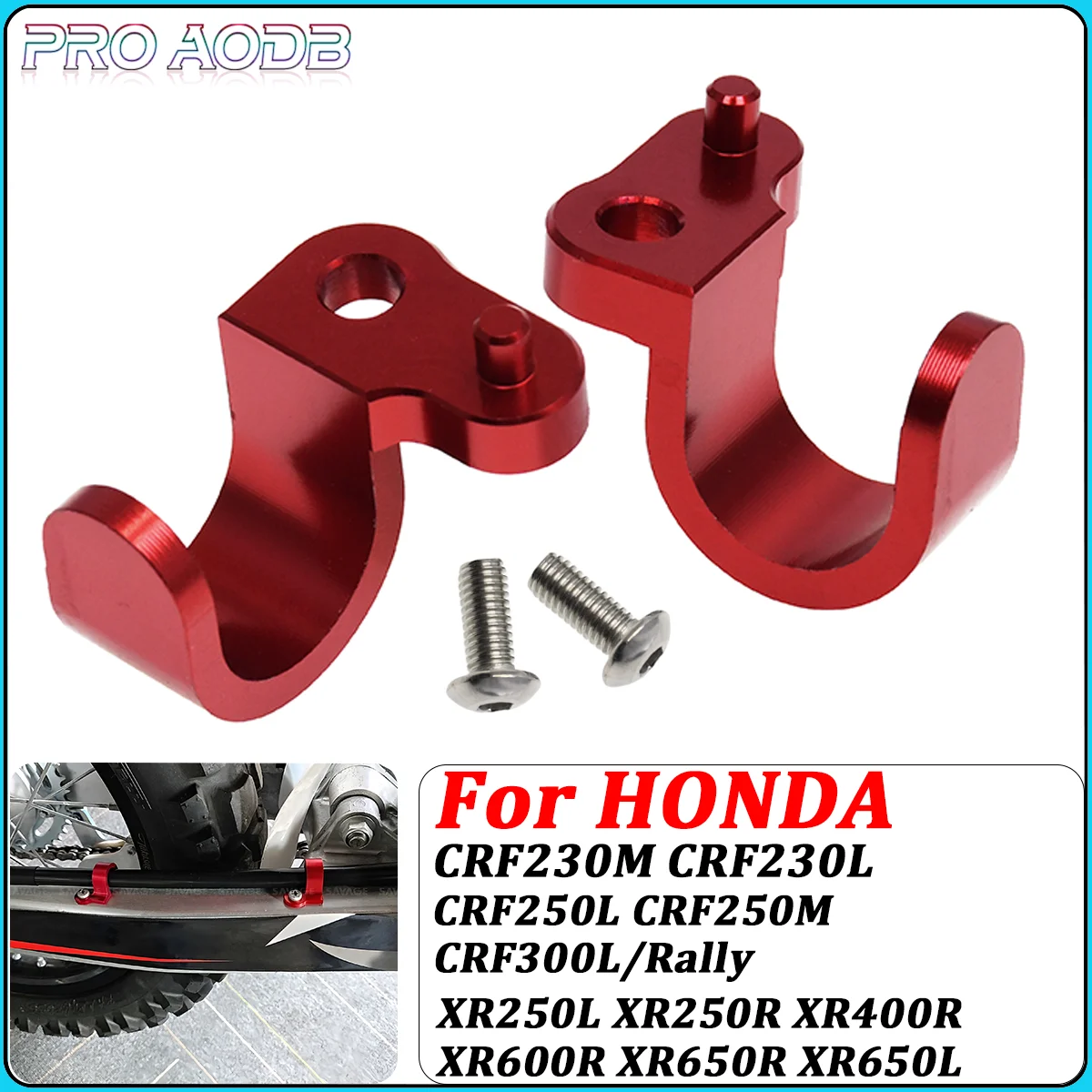 

Aluminum Motorcycle Brake Hose Clamp Line Holder For HONDA CRF230L CRF250L CRF300L Rally XR250L 250R 400R 600R 650L Accessories