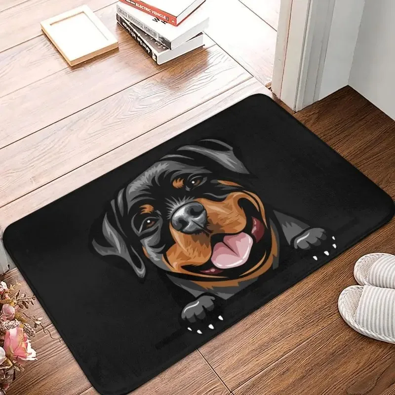 Rottweiler Dog Door Mat Bathroom Kitchen Anti-Slip Floor Rugs Pet Animal Outdoor Doormat Living Room Entrance Carpets Footpad