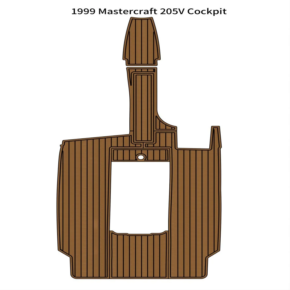 

1999 Mastercraft 205V Подушка кабины лодки EVA пенопластовый искусственный Тиковый напольный коврик подложка самоклеящийся SeaDek Gatorstep стиль