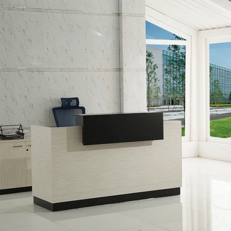 Custom Modern Furniture Office Reception Counter Table Front Desk