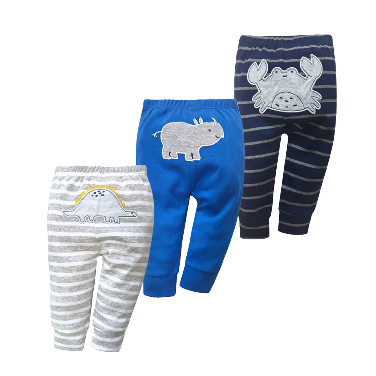 Spring Summe Baby Boys Girls Pants Newborn Harem PP Pants Cotton Knitted Toddler Leggings Kids Children Trousers For 0 to 3Years