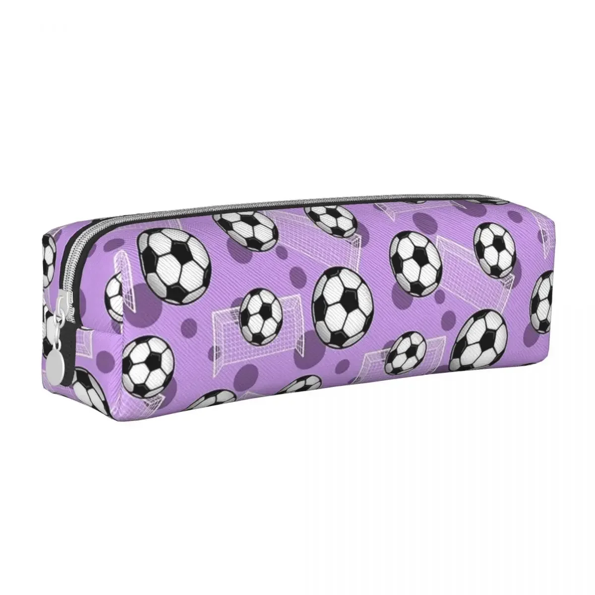 Soccer Ball Goal Pencil Cases Sports Pattern Pen Holder Bag for Student Big Capacity School Supplies Gifts Pencilcases