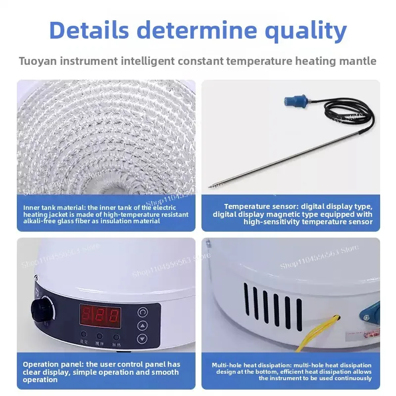 100/250/500/1000/2000/3000/5000ml and 10/20/50L Thermostat Digital Laboratory Heating Mantle high quality  heating mantle