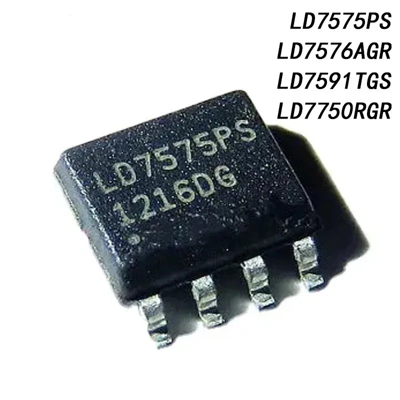 10 unids/lote LD7575PS LD7576AGR SOP-8 LD7591TGS LD7750RGR LD7575 LD7576 LD7591 LD7750 SOP IC en Stock