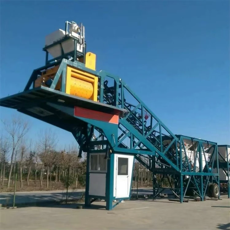 25m3/h Ready Mix Concrete Plant Compact Automatic Electric Concrete Mixer Batching Plant with CE ISO Certificate
