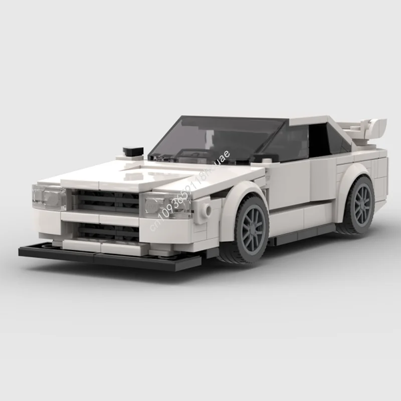 

305 шт. MOC Nissanes Skyline GTRed R34, модель, строительные блоки, сборка, детские игрушки для рукоделия, сделай сам, образовательная идея, рождественские подарки