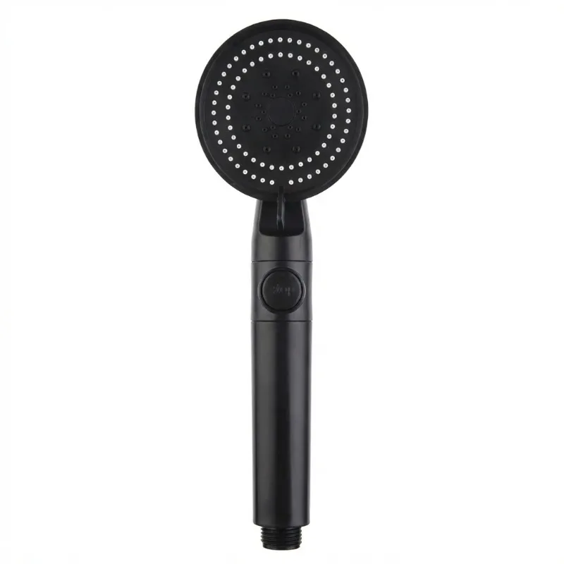 Adjustable High Pressure Shower Head 5 Modes Water Saving One-Key Stop Spray Nozzle with Hose - Bathroom Shower Accessories