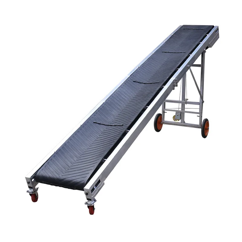 

Conveyor belt Small multi-purpose conveyor Loading and unloading line Climbing folding non-slip belt machine