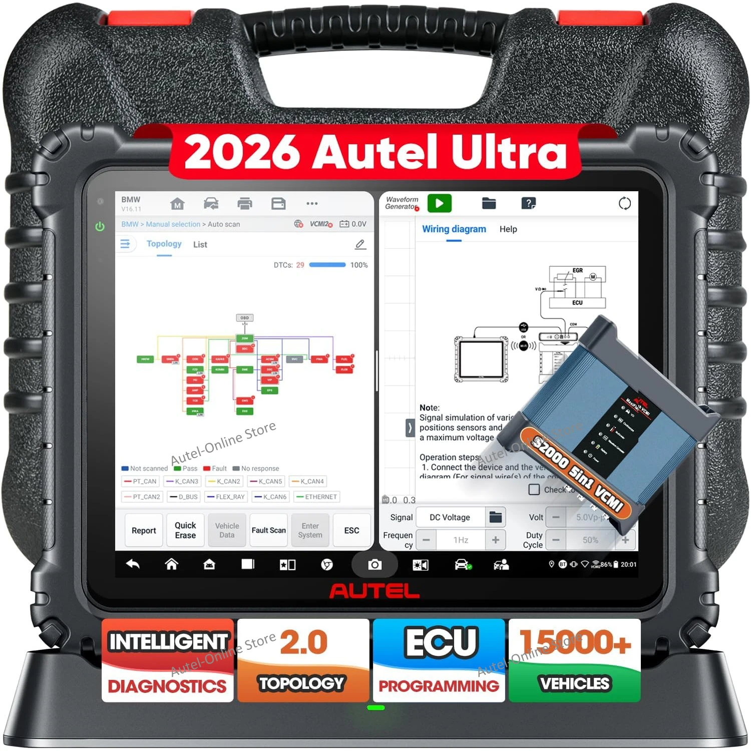 مُحلِّل مُحَدَّث: تقييم شامل لجهاز Autel MaxiSYS Ultra Scanner – الأفضل في فئة أدوات التشخيص الذكية