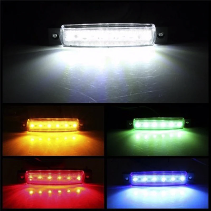 1pc Car External Lights Led 12v/24v 6 Smd Led Auto Car Bus For Chevrolet Sonic Ptf Led Land Rover Defender Passat Cc Vaz 2107