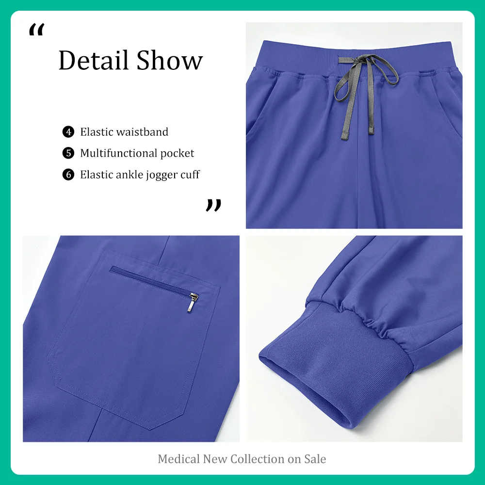 زي الممرضات الطبية طب الأسنان الزي الجراحي غير لزجة الشعر الحيوانات الأليفة الاستمالة عمال النساء الدعك مجموعات الصيدلة ملابس العمل