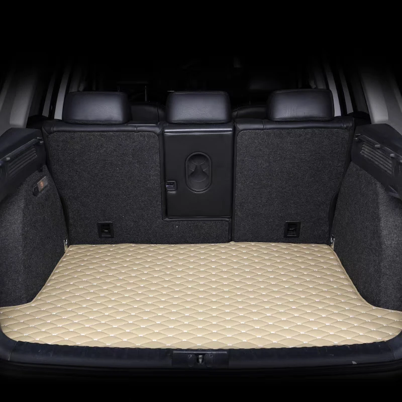 Durable Custom Leather Colorful Car Trunk Mat For BYD Atto 3 Year 2022-2027 Auto Carpet Interior Part