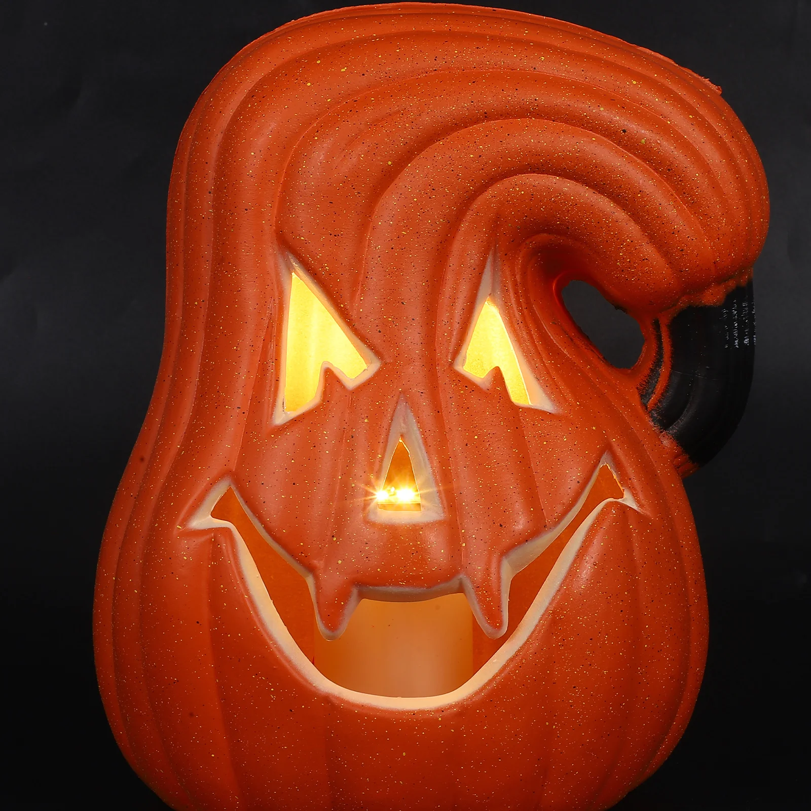 

Halloween LED Pumpkin Lanterns Light Up Jack O Lantern Spooky Skull Pumpkin Head Lights For Tabletop Halloween Decorations