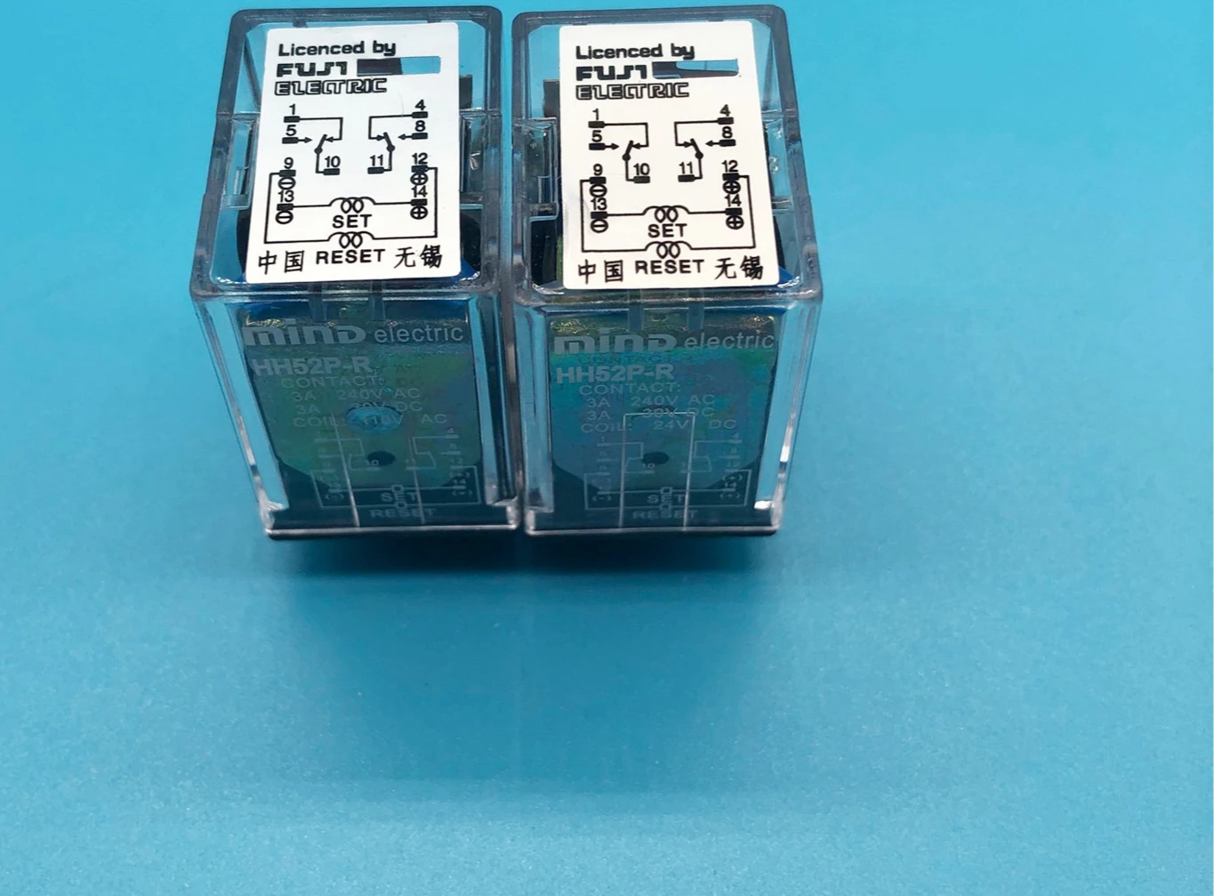 Magnetic retention intermediate relay HH52P-R AC110V DC24V