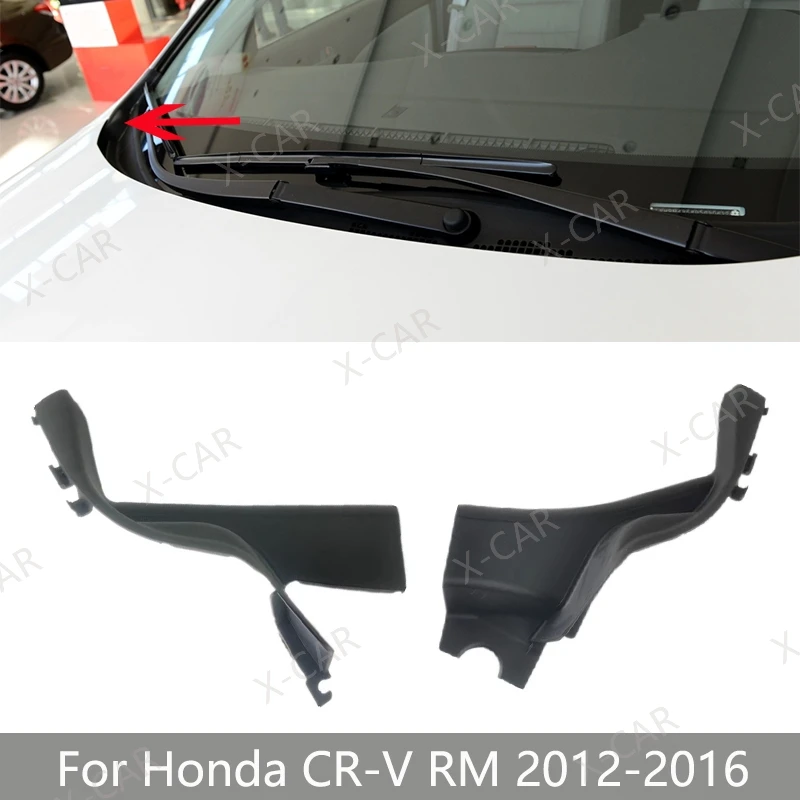 

LHD For Honda CR-V CRV RM 2012-2016 Front Windshield Wrap Corner Wiper Side Cowl Trim Cover Plate Lid 74221T0AA00 74211T0AA00