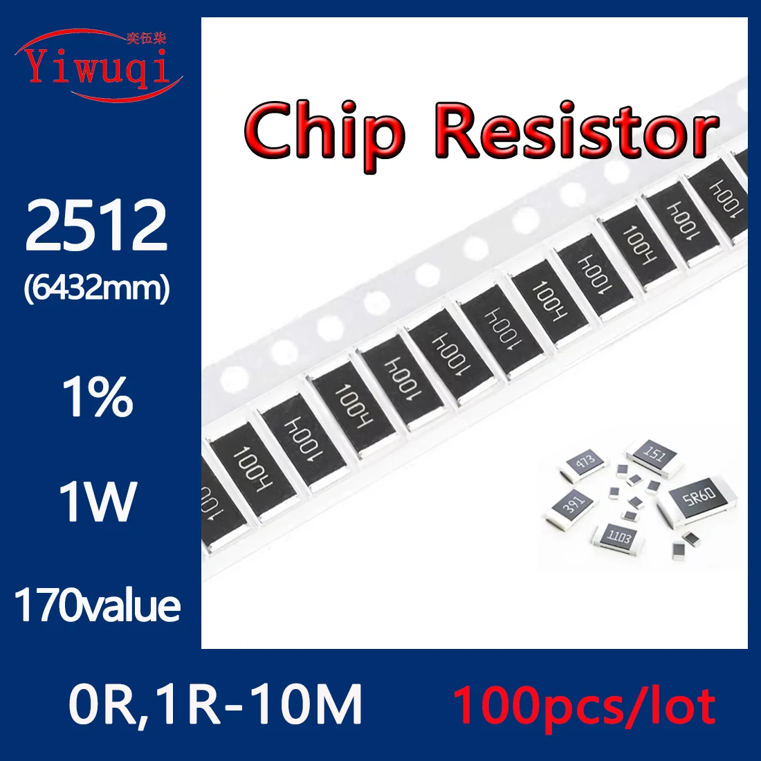 100Pcs 2512 0R-10M … - image