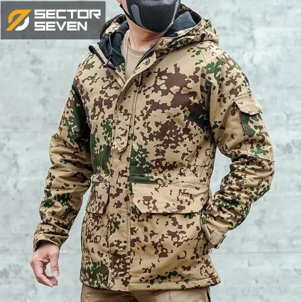 

Germany Uniform Flecktarn Desert Camouflage Men Coat Winter Jacket