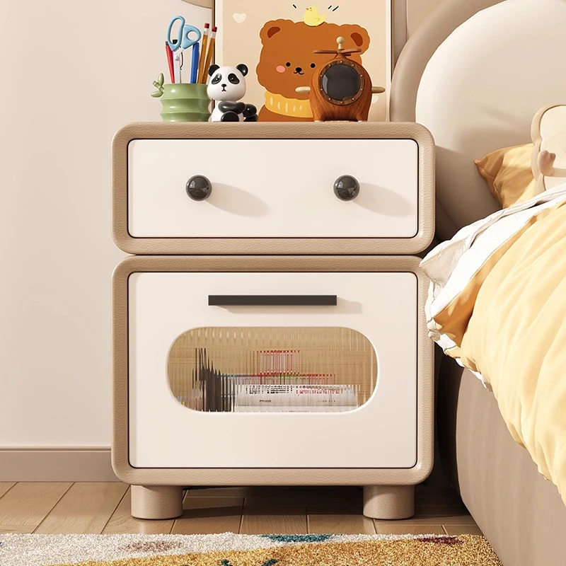

Italian Premium Nightstand Cute Aesthetic Vintage Minimalist Night Tables Trendy Glamour Meble Do Pokoju Bedroom Furnitures