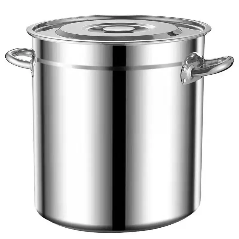 Commercial Bucket Storage Multipurpose Food Bucket Large Capacity Bucket Storage Multifunction Stainless Steel 18/10