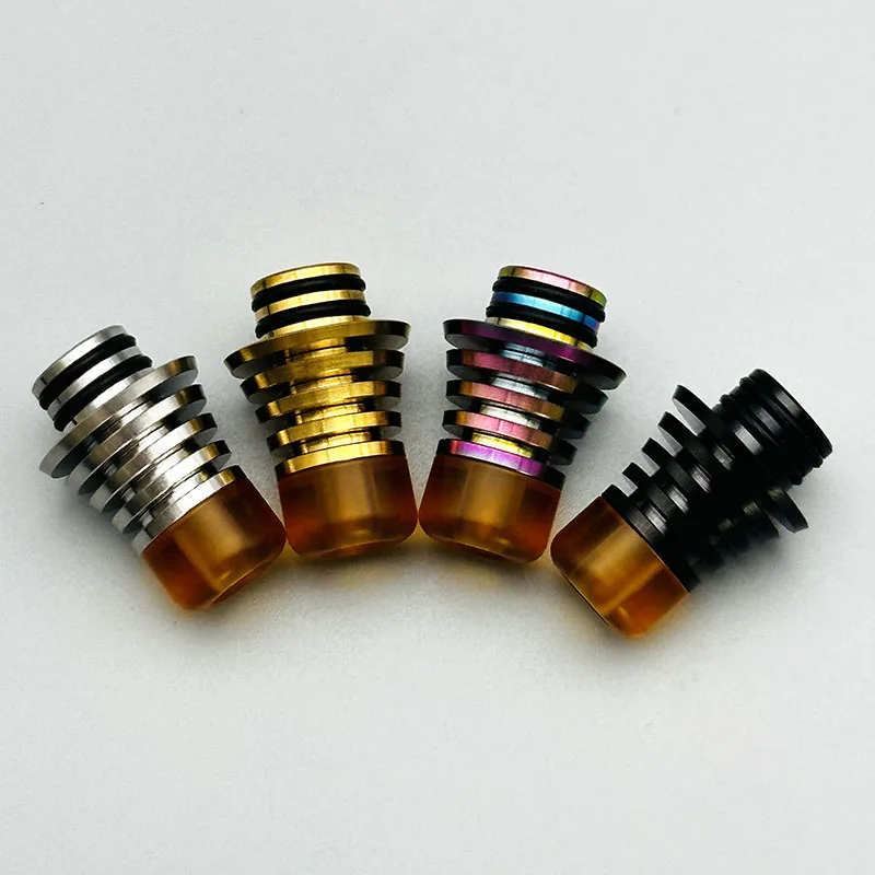 vape قصير MTL 510 طرف بالتنقيط 2.8 مللي متر القطر الداخلي الفولاذ المقاوم للصدأ + مادة pei لـ BSKR Berserker V2 RTA