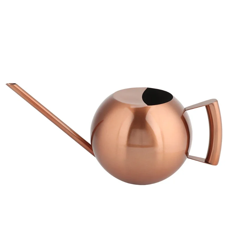 

1000ml Stainless Steel Watering Can Sprinkle Pot Long Mouth Garden Flowers Plants Flower ToolBronze